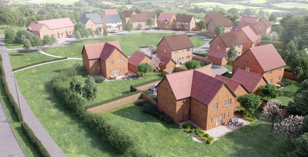 Aerial view cgi