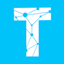 T logo white